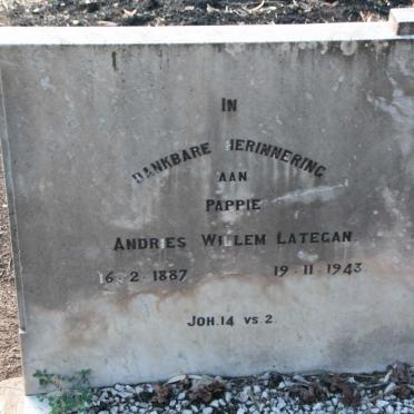 LATEGAN Andries Willem 1887-1943