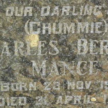 MANCE Charles Berham 1945-1951