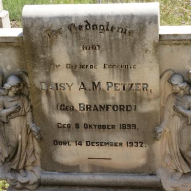 PETZER Daisy A.M. nee BRANFORD 1899-1932
