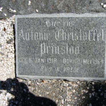 PRINSLOO Antonie Christoffel 1918-1964