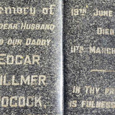 POCOCK Edgar Willmer 1890-1951