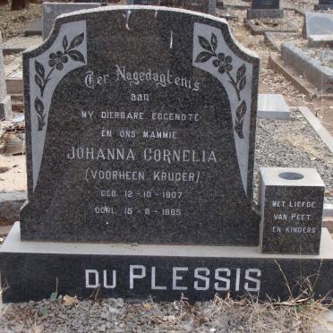 PLESSIS Johanna Cornelia, du formerly KRUGER 1907-1985
