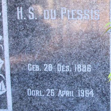 PLESSIS H.S., du 1886-1964