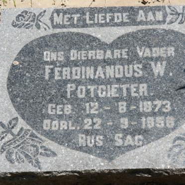 POTGIETER Ferdinandus W. 1873-1956