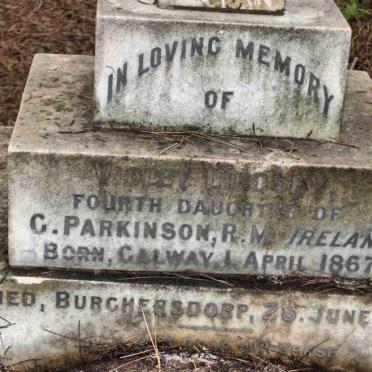 PARKINSON Violet Lindsey 1867-1895