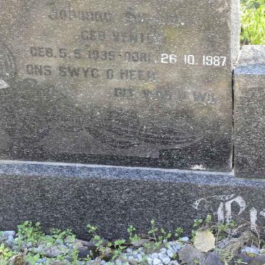 PRINSLOO Johanna nee VENTER 1935-1987