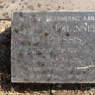 PLESSIS Casper Johannes, du  1931-1965