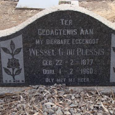 PLESSIS Wessel G., du 1877-1960