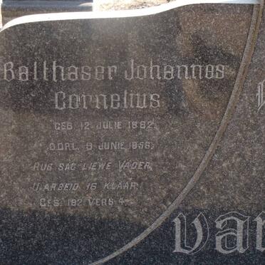PLETZEN Balthaser Johannes Cornelius, van 1882-1956 &amp; Maria Magdalena OOSTHUIZEN 1883-1948