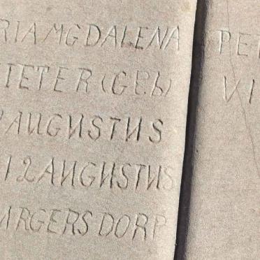 POTGIETER Maria Magdelena Petronella nee V.D.WALT 1906-1939