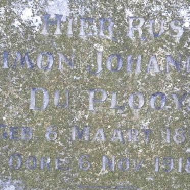 PLOOY Simon Johannes, du 1896-1918