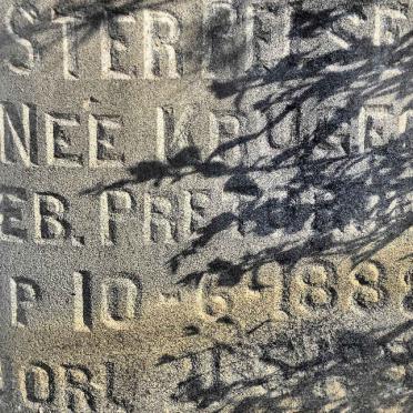 PELSER Hester, formerly KRUGER nee PRETORIUS 1888-1955