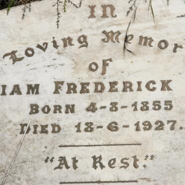 REED William Frederick 1855-1927