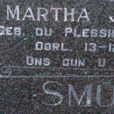 SMUTS Martha Johanna nee DU PLESSIS 1888-1972