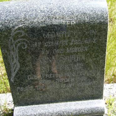 STEENKAMP Anna Sophia nee PRETORIUS 1891-1959