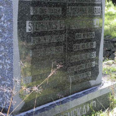 STEENEKAMP Stephanus C. 1902-1961 &amp; Johanna Maria Petronella NEPGEN 1911-1990