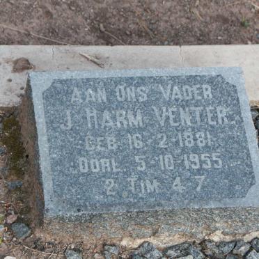 VENTER J. Harm 1881-1955