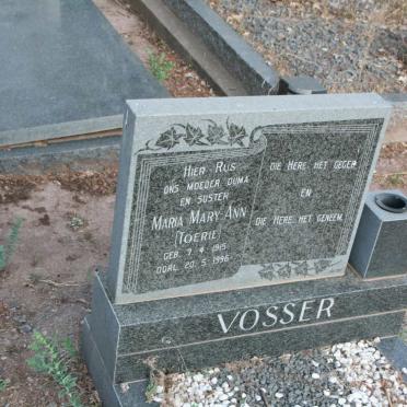 VOSSER Maria Mary-Ann 1915-1996
