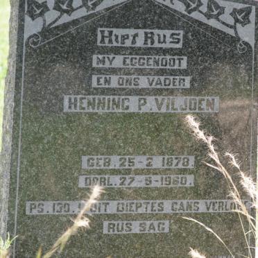 VILJOEN Henning P. 1878-1960