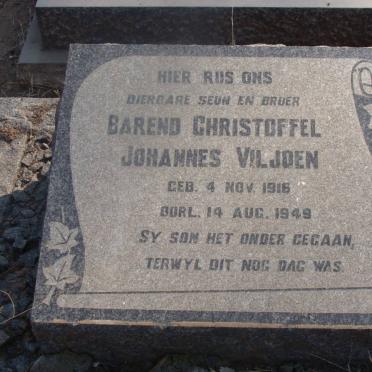 VILJOEN Barend Christoffel Johannes 1916-1949