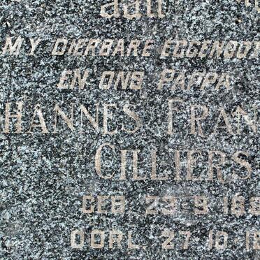 CILLIERS Johannes Francios 1895-1954