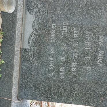 GREYLING Gert C.P. 1887-1944