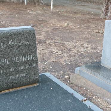 HENNING Abie 1899-1973 &amp; Hettie 1903-1993