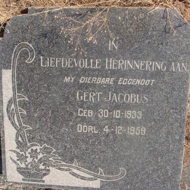 JORDAAN Gert Jacobus 1933-1959