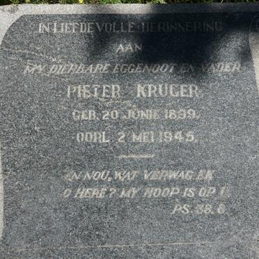 KRUGER Pieter 1899-1945