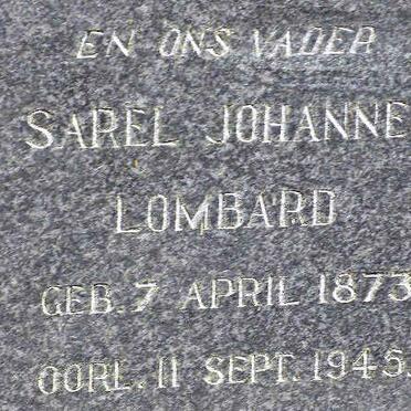 LOMBARD Sarel Johannes 1873-1945