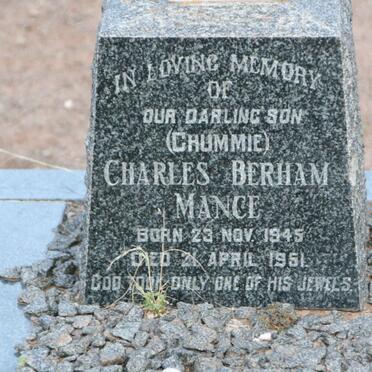 MANCE Charles Berham 1945-1951