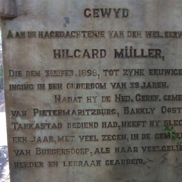 MÜLLER Hilgard -1898