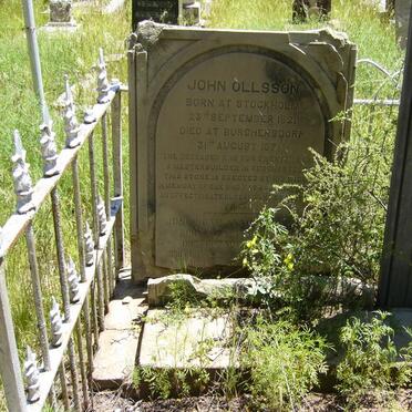 OLLSSON John 1821-1871 :: OLLSSON Josephine Annie 1870-?? :: OLLSSONS Wilhelmina -1864