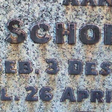 SCHOEMAN S. 1870-1934