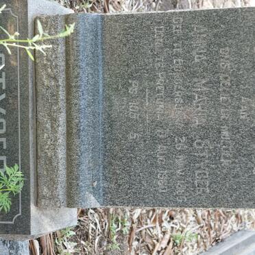 STYGER Anna Maria 1866-1960