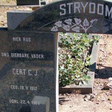 STRYDOM Gert C.J. 1912-1960 &amp; Maria S. 1914-1981