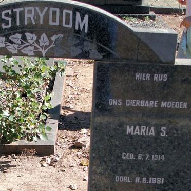 STRYDOM Maria S. 1914-1981