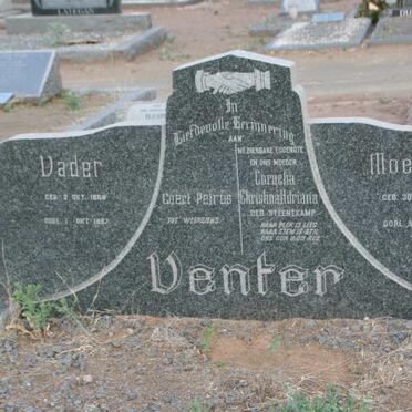 VENTER Coert Petrus 1868-1957 &amp; Cornelia Christina Adriana STEENEKAMP 1873-1949