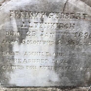 ALTENKIRCH Fredrick Herbert -1890