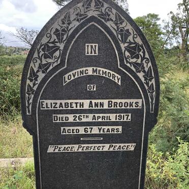 BROOKS Elizabeth Ann -1917