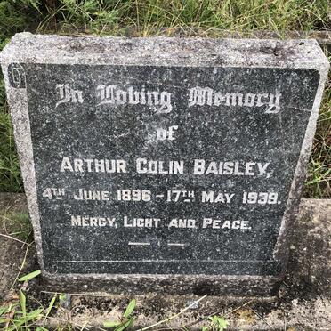BAISLEY Arthur Colin 1896-1939