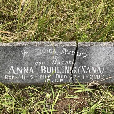 BOHLING Anna 1912-2003