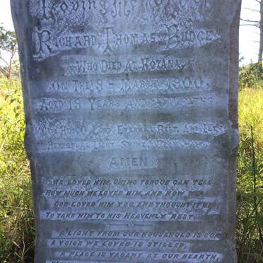 BUDGE Richard Thomas -1900