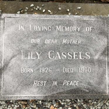 CASSELS Lily 1926-1990