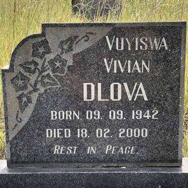 DLOVA Vuyiswa Vivian 1942-2000