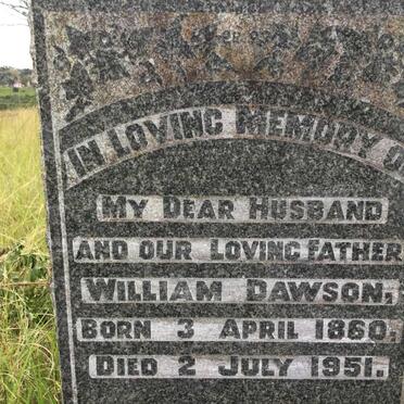 DAWSON William 1860-1951