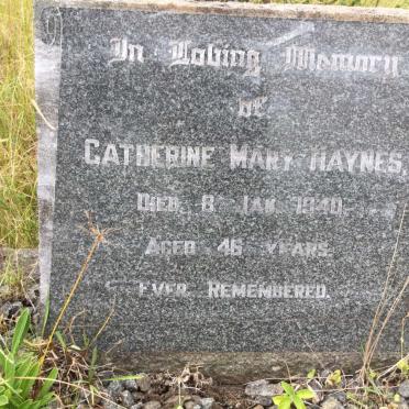 HAYNES Catherine Mary -1940