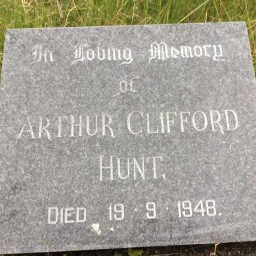 HUNT Arthur Clifford -1948