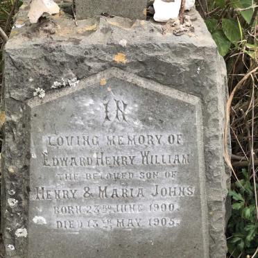 JOHNS Edward Henry William 1900-1905