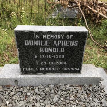 KONDLO Dumile Apheus 1920-2004